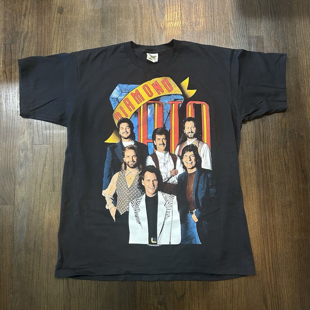 Vintage DIAMOND RIO 1996 Concert Tour T-SHIRT XL 90s Country Music Band